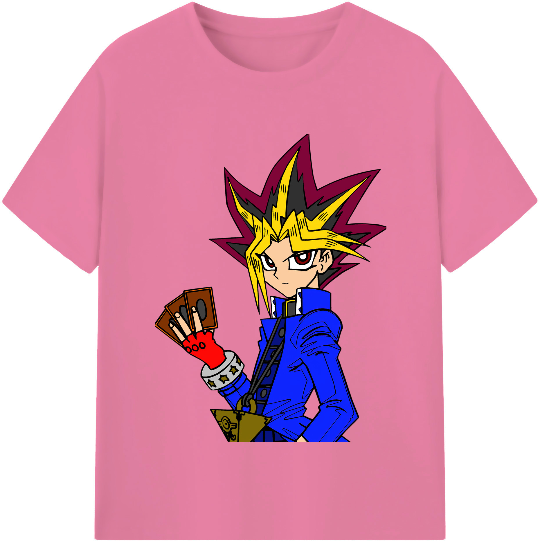 （画像用） 遊☆戯☆王 Yu-Gi-Oh! 綿100％半袖Tシャツ（フロントプリント）